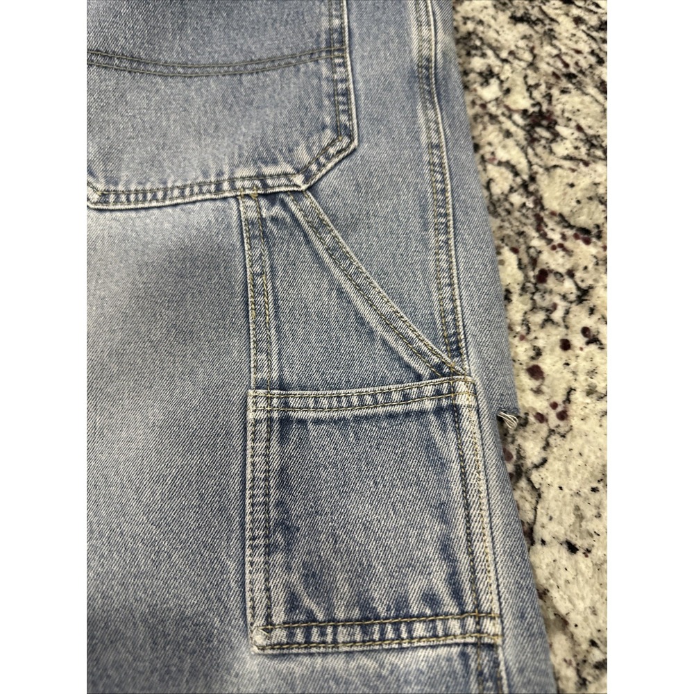 Vintage Old Navy Painters Carpenter Denim Shorts Mens 38 11" Skater‎ Y2K - Picture 2 of 15